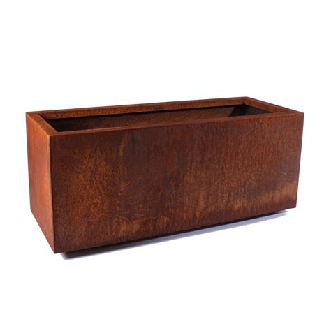 veradek metallic series steel long box planter|veradek rectangular planter.